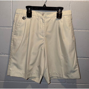 Women's Lizgolf Beige Khaki Shorts Size 6 Preppy Summer Resort Country Club